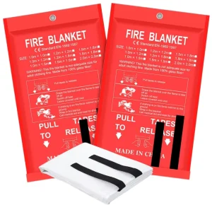 ISO CE Fire Safety Emergency 0.5*0.5 1*1 1.2*1.2 1.2*1.8 1.8*1.8M Fire Blanket Fiberglass Protection Fire Equipment