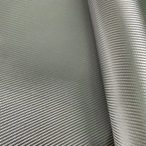 Imported 300g Silver Plated Glass Fiber Fiberglass Fabric Woven Reinforcement Cloth for Outdoor Craft Waterproof Flame Retardant