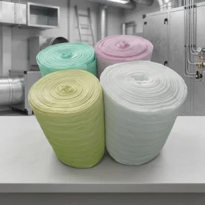 Industrial Air Filter Material Roll Fiberglass Pocket Filter Media PP HEPA Air Filter Media Roll