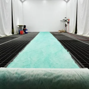 Industrial Auto Factory Paint Fiberglass Pre Filter Media Roll Fiberglass Media Paint Chamber Air Filter Media Material