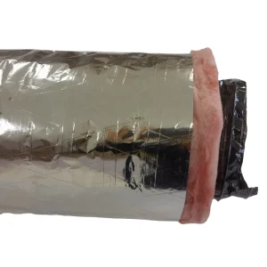 Industrial Customized 22 Inch*10m Fiberglass Insulation Flexible Duct for Exhaust Hospital Gym Use Factory Direct