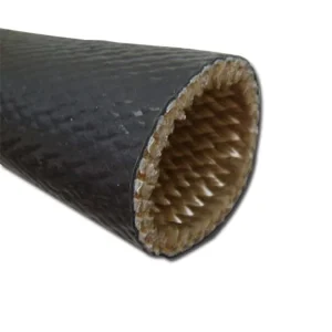 Industrial Fire Protection High Temperature Silicone Basalt Fiber Fiberglass Sleeve Pyrojacket Insulation 800C