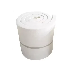 Industrial Fireproof Ceramic Wool Blanket With Aluminum Foil Backing Coil Shape For Furnace Use