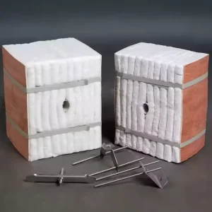 Industrial Furnace 1260 Ceramic Fiber Heat Insulation Module Refractory Alumina Silicate Module
