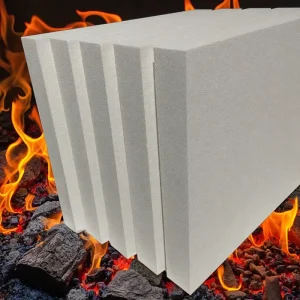 Industrial Furnace Fire Baffle Insulation Aluminium Silicate Ceramic Fibre Board for Refractory Applications