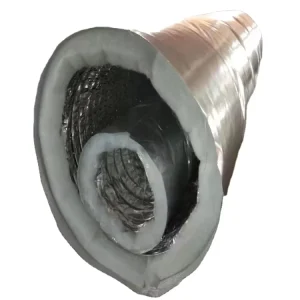 Industrial Greenhouse Insulation Pipe and Aluminum Coated Fiberglass Flex Duct for Warehouse for Circulation
