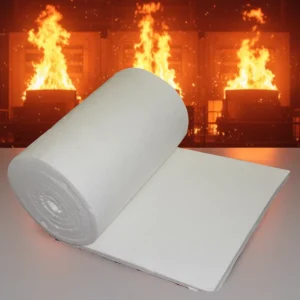 Industrial HP Grade Ceramic Fiber Blanket 1600C Excellent Thermal Insulation Shock Resistance for Refractory Customizable