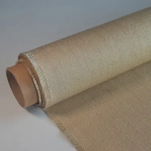 Industrial High Temperature Insulation Fireproof Fabric Vermiculite Coated Fiberglass Cloth