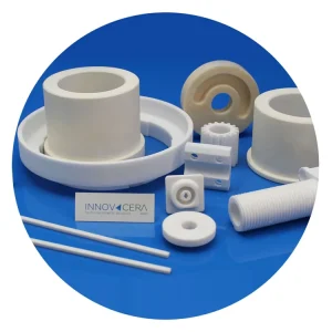 Industrial High Temperature Insulation Threaded Alumina Ceramic Bush Tube Sleeve
