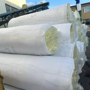 Industrial Insulation Yellow KALAX Glass Wool Roll Blanket Indoor Workshop Heat Preservation Fire and Sound Insulation