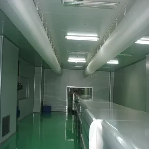 Industrial Laser Drilling Air Supply Duct AHU Corrosion Protection Permeation Purified Air 10m Flexible Rectangle Square for Gym