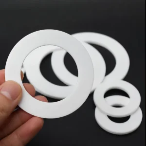 Industrial PTFE Sealing Gasket Chemical Resistant Heat Resistant Flat Gaskets