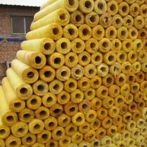 Industrial Pipeline Insulation Tank Insulation Fire-proof Glass Wool Pipe Heat Insulating Material
