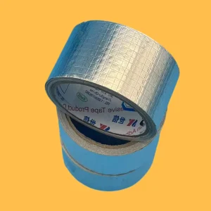 Industrial Repair Fiberglass Aluminum Foil Tape Acrylic Adhesive Waterproof Heat Resistant Reinforced Insulation Sealing