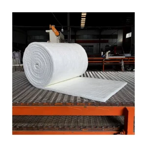 Industrial Strength 128 Kg/m³ Ceramic Fiber Blanket Power Boiler Insulation