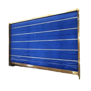 Inorganic Cloth PVC Modern Foldable Fire Barrier Curtain Automatic Fireproof Rolling Door for Commercial Building Fire