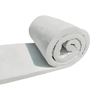 Insulation Ceramic Fibre Blanket Aluminum Silicate Ceramic Fiber Wool Felt Blanket 610 1220mm AL2O3+SIO2 Pure White Refractory