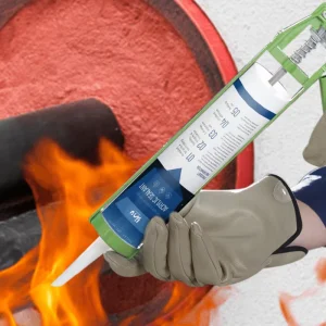 Intumescent Elastic Fireproof Firestop Sealant Red 600ml Fire Resistant Acrylic Sealant