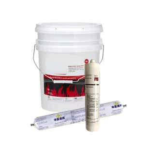 Intumescent Fire Caulk Firestop Sealant Fire Rating up to 4 hr Fire Barrier Sealant for Through Penetration