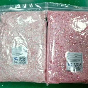 KingCh Holographic Flocked Glitter 1000g Bulk Chunky Fine Mixed Nail Art Glitter Sequins