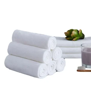 Kitchen Gadgets Multi Functional White Square Quick Dry Woven Hand Bath Towels Dishwashing Napkins Cleaning Cloths