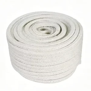 LKT High-temperature Twisted Ceramic Fiber Rope Square Profile Aluminosilicate for Refractory Thermal Sealing