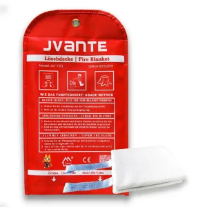 Large White Fire Extinguishing Blanket 1 Meter Uncoated Fiberglass Outdoor Welding Fire fighting Equipment No Grommet Holes EN
