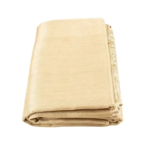 Light Brown/Golden 4ft*4ft Heavy Duty Industrial Heat Insulation Fire Curtains Welding Protection Fiberglass Blankets