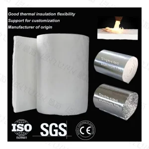 Light Weight Heating Resistant White Fire Proof Felt Needling Aluminum Silicate Fireproof Insulation Ceramic Fiber Blanket