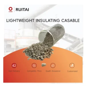 Lightweight Insulating Castable High Strength CE Certified Cutting Service Good Insulation Easy Installation for Cement Kiln