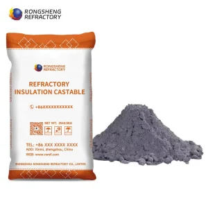 Lightweight Insulation Refractory Castable Ceramic Casting Coating Heat Resistant Insulating Castable for Kiln Lining