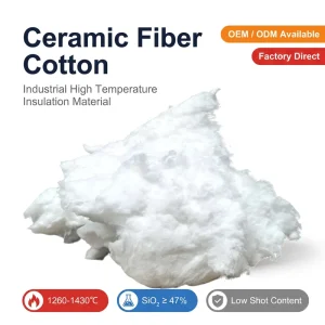 Lightweight Refractory Ceramic Fiber Cotton High Aluminum Fiber Bulk Ceramic Fiber Cotton for Heat Insulation