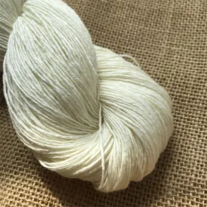 Lotus Yarns Undyed Yarn Cotton Hemp 450m 100g Blended Handknitting Yarn for Dyed MOQ 1kg