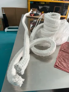 Low Thermal Conductivity Ceramic Fiber Gland Packing Seals