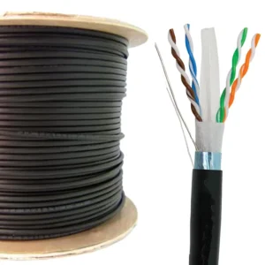 MX STAR FTP 0.55m 0.56m 0.57m BC pure copper PE PVC 305m Single shielding outdoor cat6 waterproof shield Ethernet lan