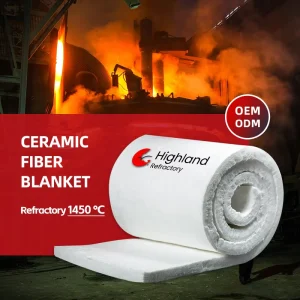 Manufacturer 1260 Heat Insulation and Preservation Ceramic Fiber Blanket for Industrial Kiln Wall Linings