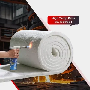Manufacturer 1260C Ceramic Fiber Blankets 6 50mm Ceramic Fiber Insulation For Industry Kiln