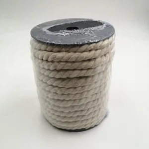 Manufacturer Custom Thick Cotton Twisted Round Climbing Rope Custom Cord for Packaging with Printed Logo