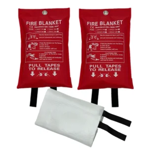 Manufacturer HongHan Fiberglass Fire Blanket Emergency Firefighting Tool Customizable Size Oil Heat Resistant Safety