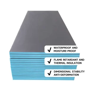 Modern Design Extruded Polystyrene Tile Backer Board Waterproof Underfloor Heating Insulation Equipment Foam Cement XPS