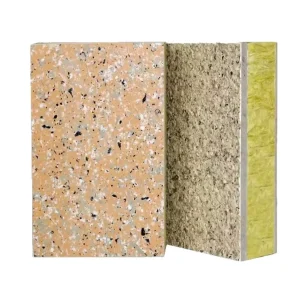 Modern Design Factory Prefabricated Modular Construction Fast Wall Insulation Board Rock Wool Sandwich Panels Metal Material