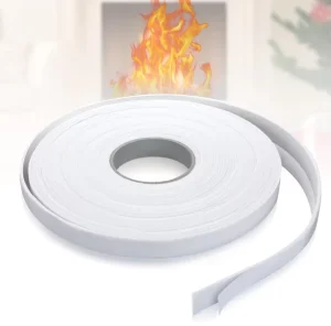 Modern Durable High Temp Door Seal Fireproof Ceramic Fiber Weather Stripping Fire Rated Doors Industrial Applications