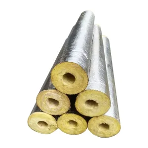 Modern Eco Friendly Heat Insulation Materials Waterproof Fiberglass Insulation Pipe and Tube with Aluminum Foil