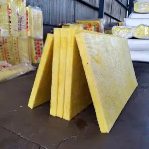 Modern Fireproof Insulation Glass Wool Board Heat Reflective Aluminum Foil Finish Cover 50mm Glass Fiber Wool Insulation Panel