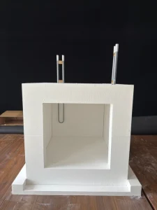 Molybdenum Rod Heating Furnace Chamber Ceramic Fiber Aluminum Silicate Refractory Furnace Lining