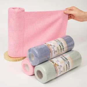 Multifunctional Dust Microfiber Cleaning Cloth for Car Kitchen Dishrags Microfiber Towel Reusable Cleaning Cloth Roll Stain-free