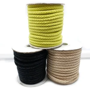 Natural Color Braided 6MM Cotton Rope for Crafts Making Bags