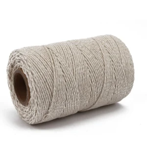 Natural Cotton Twisted Rope Kitchen Cooking String Food Safe Packaging for DIY and Decorations