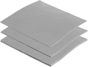 OEM Custom Pad High Voltage 15.0W/m.k Fiberglass Insulation Sheet Silicone Thermal Pad Shock Buffering Gasket Pad