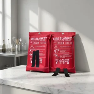 OEM Fire Retardant Fire Blanket Multiple Sizes Flexible Important Safety Accessory for Firefighting